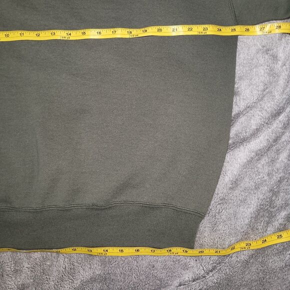 Vintage 90s BLANK RUSSELL ATHLETIC Crewneck Sweatshirt X-Large Green Made In Usa - Picture 7 of 16